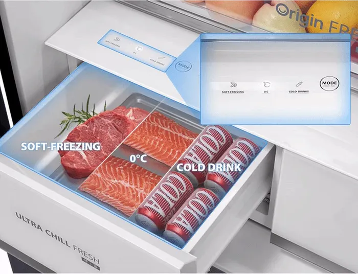 Ngăn đông mềm đa năng Ultra-chill Fresh
