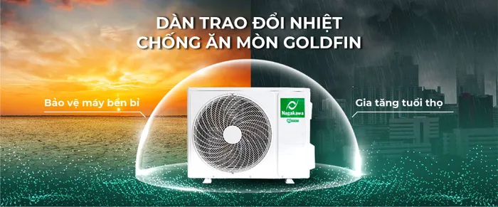Dàn trao đổi nhiệt phủ lớp chống ăn mòn Golden Fin