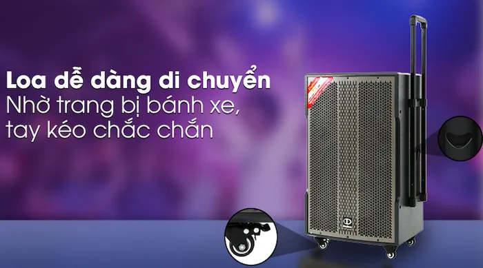 Thiết kế tiện lợi khi di chuyển 
