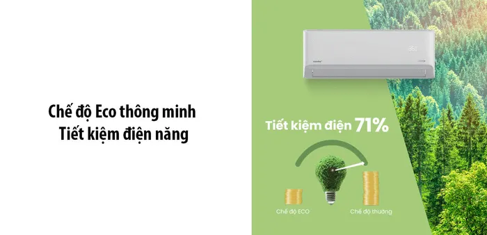 Chế độ Eco thông minh - Tiết kiệm điện năng