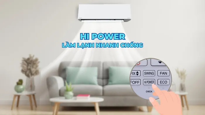 Hi Power - Chế độ làm lạnh nhanh tức thì
