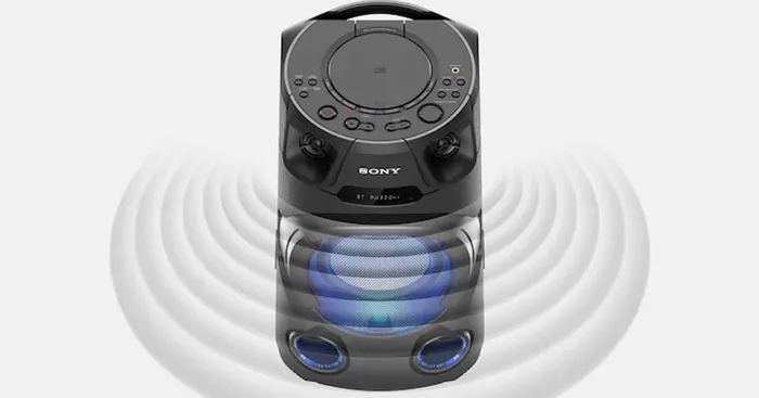Trải nghiệm âm thanh sống động trên loa Sony MHC-V13 M1 SP6