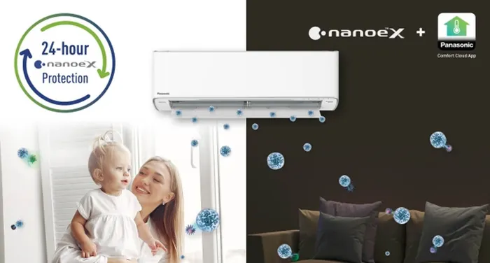 Công nghệ Nanoe X ức chế vi khuẩn, khử mùi hiệu quả