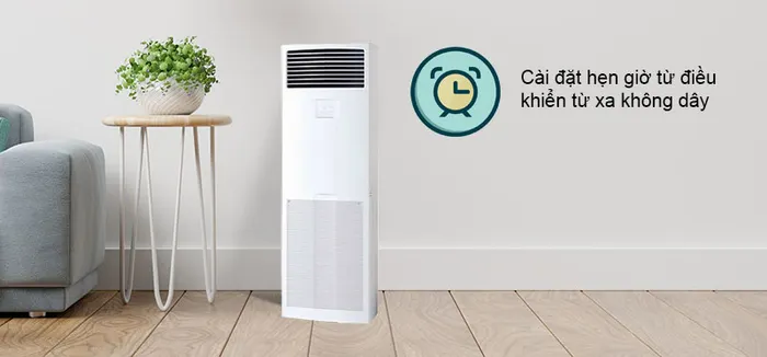 Cài đặt hẹn giờ từ điều khiển từ xa không dây