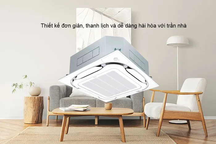 Thiết kế đơn giản, thanh lịch và dễ dàng hài hòa với trần nhà