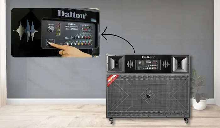 Công nghệ in 3D sử dụng để in mặt trước của loa kéo điện Dalton TS-18A8000