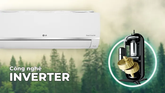 Công nghệ Inverter giúp máy lạnh vận hành êm ái, tiết kiệm điện