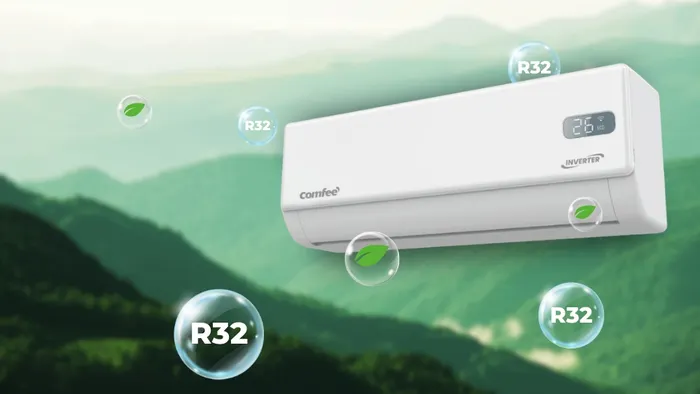 Máy Lạnh Comfee Inverter 2 Hp CFS-18VGPF sử dụng gas R32