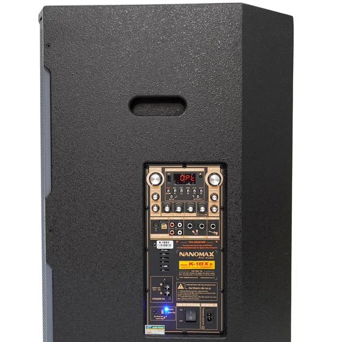 Hệ thống cổng kết nối trên loa Nanomax K-18X5