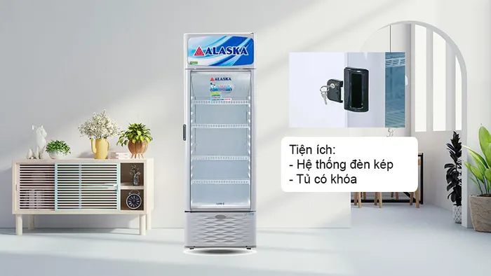 Các tiện ích trên tủ mát LC-533HI