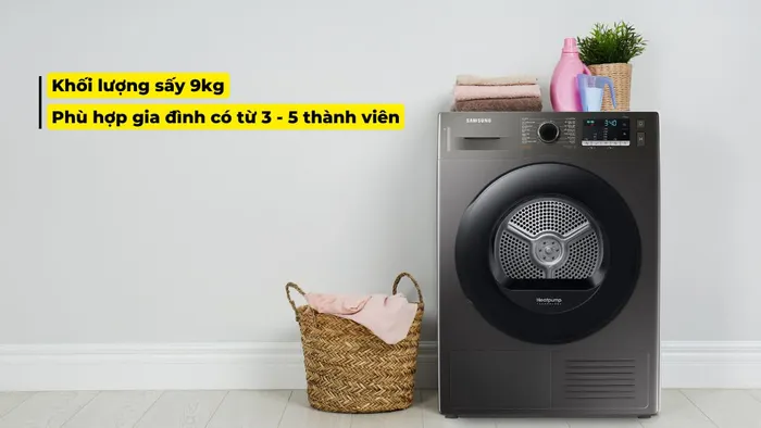 Máy có khối lượng sấy lớn