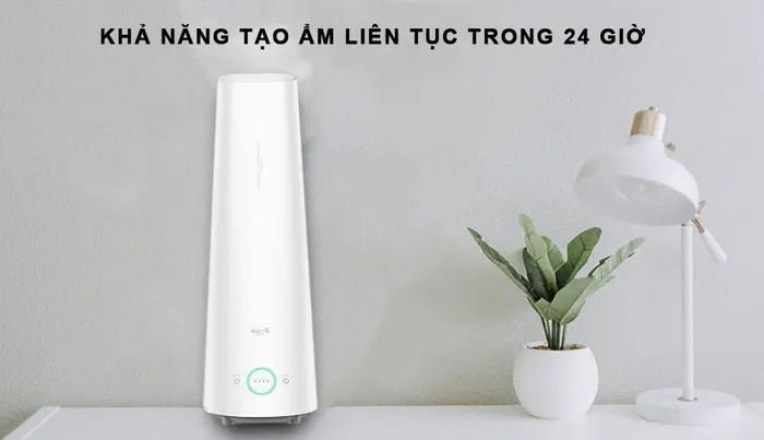 Khả năng tạo ẩm liên tục trong 24 giờ của máy phun sương Deerma LD210