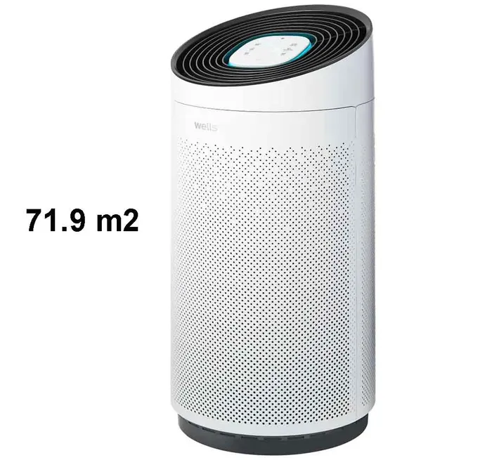 Máy lọc không khí Wells Anti - Virus AP520 cho diện tích sử dụng rộng 