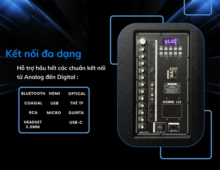 Cổng kết nối đa dạng giúp bạn mở rộng trải nghiệm