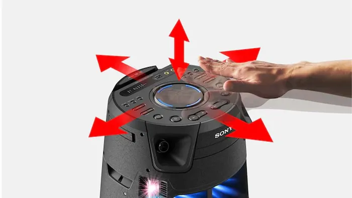 Điều khiển âm thanh của loa bằng cử chỉ thật dễ dàng và tiện lợi