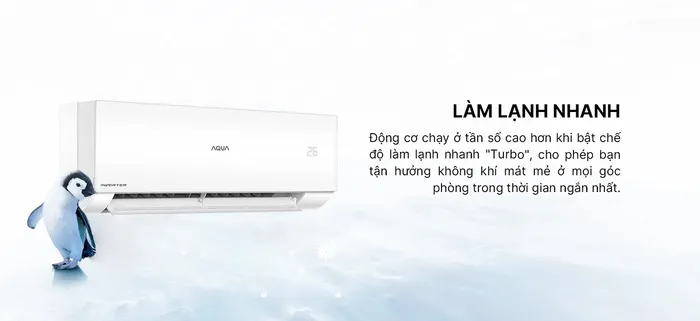 Công nghệ làm lạnh nhanh Turbo