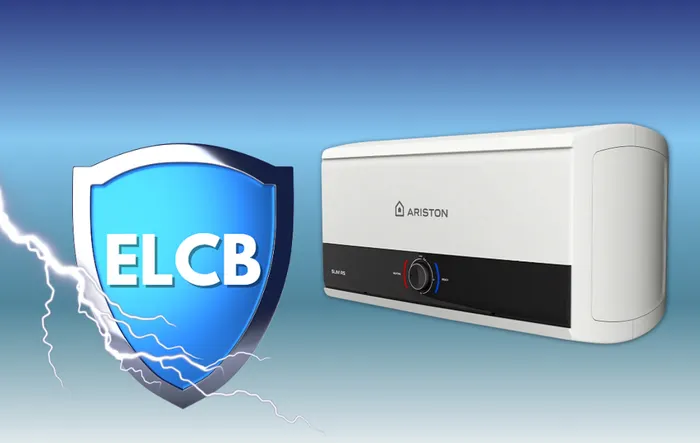 Ariston SLIM3 15 RS VN trang bị cầu dao chống rò điện ELCB