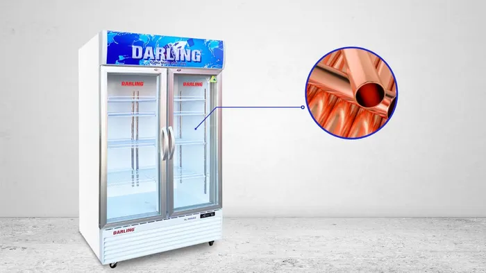 Dàn lạnh bằng đồng hỗ trợ tủ làm mát thực phẩm nhanh chóng