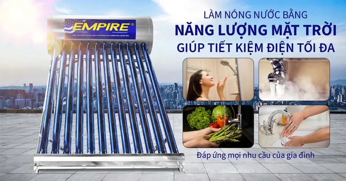 Máy nước nóng Empire PPR 1214 tiết kiệm điện tối đa