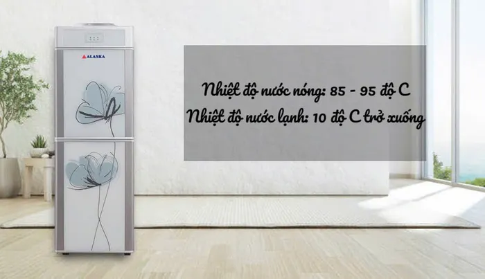 Alaska R-10 cung cấp 2 chế độ nước nóng lạnh 