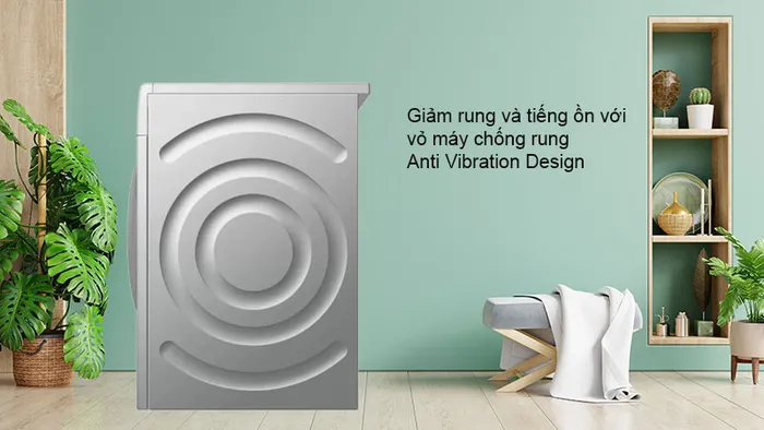 Giảm rung và tiếng ồn với vỏ máy chống rung Anti Vibration Design