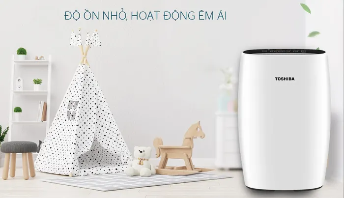 Máy lọc không khí Toshiba CAF-N30(W)VN vận hành êm ái với 4 cấp độ gió