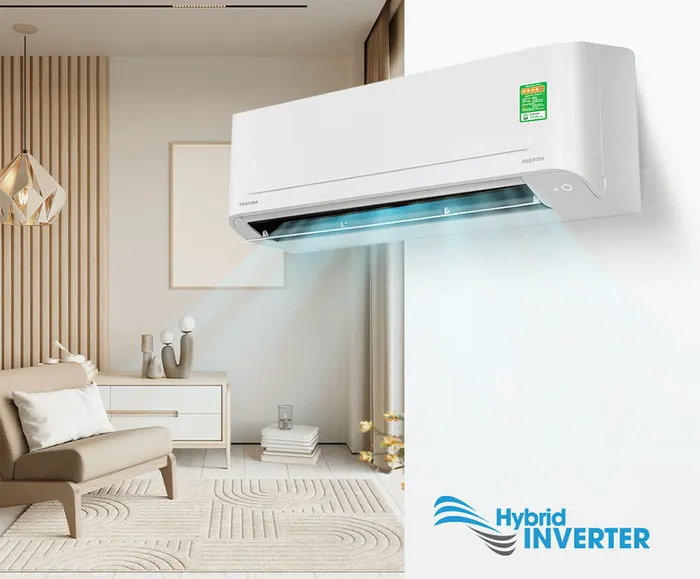 Công nghệ Hybrid inverter của máy lạnh Toshiba RAS-H10S5KCV2G-V