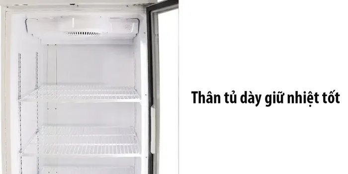 Thân tủ dày giữ nhiệt tốt