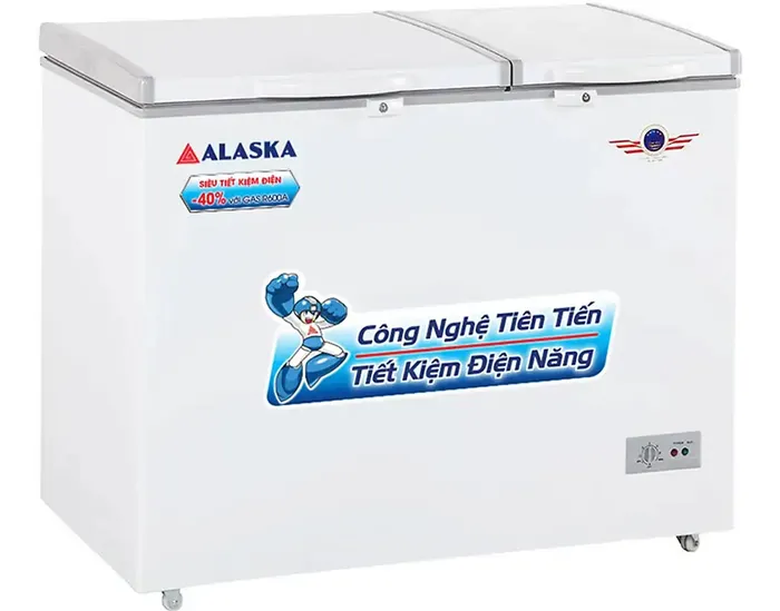 Nút chỉnh nhiệt độ bên ngoài giúp hạn chế thất thoát hơi lạnh