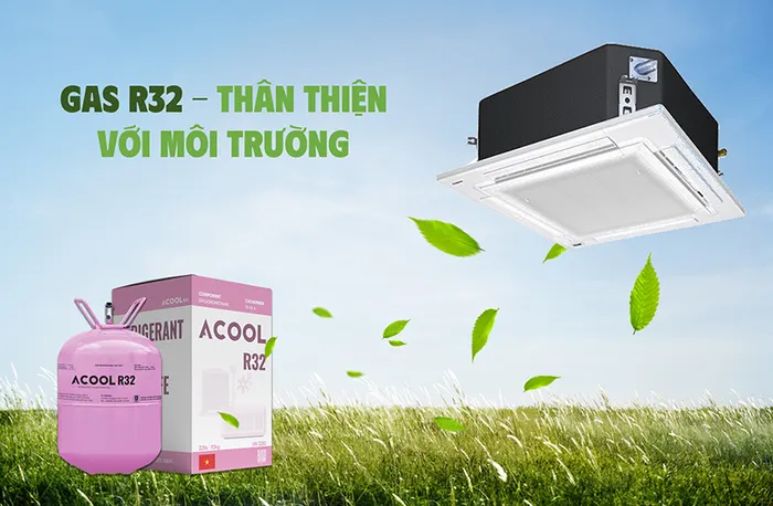 Sử dụng loại gas thế hệ mới thân thiện với môi trường