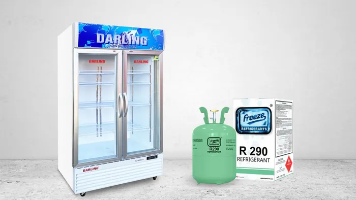 Gas R290 hỗ trợ tủ mát làm lạnh nhanh, tiết kiệm điện