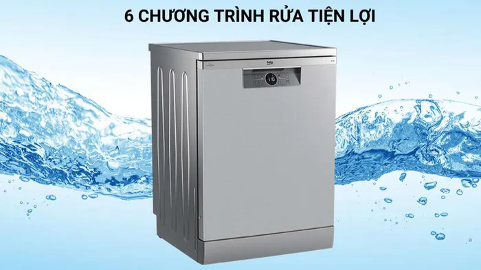 Beko BDFN26430X trang bị 6 chương trình rửa tiện lợi