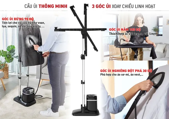 Cầu ủi Tefal QT1510E0 điều chỉnh được 3 vị trí