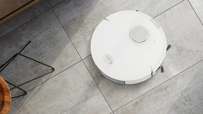 Robot hút bụi lau nhà Ecovacs N10 có thiết kế nhỏ gọn hiện đại 