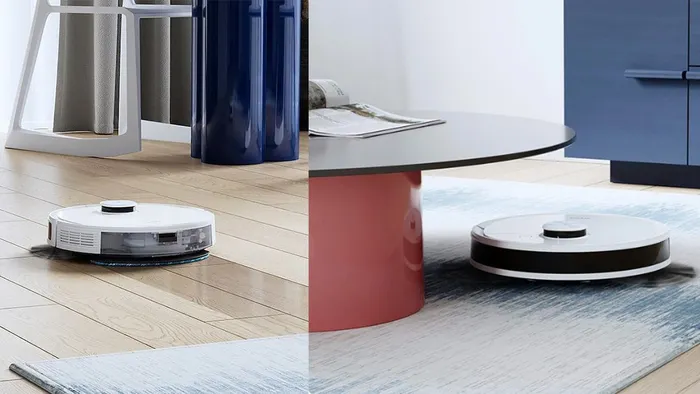 Ecovacs N10 với khả năng hút bụi và lau nhà kết hợp thông minh