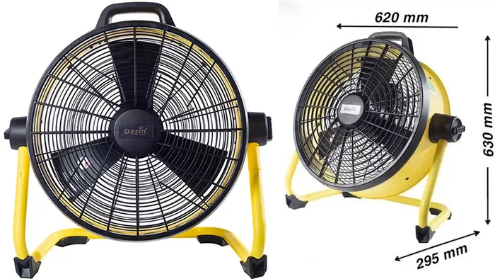 Quạt điện đa năng Dasin DHE-1845, Vàng với thiết kế tinh tế