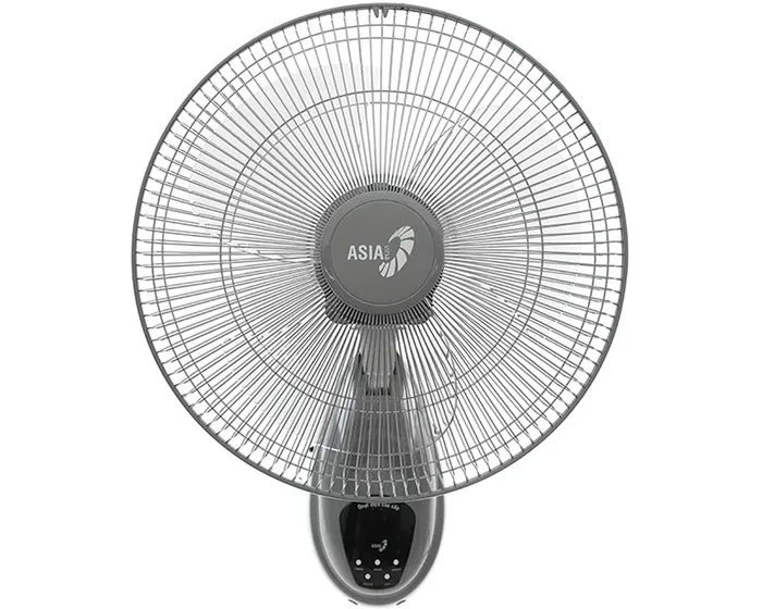 Quạt treo tường Asiavina VY377990 - Xám có thiết kế đơn giản