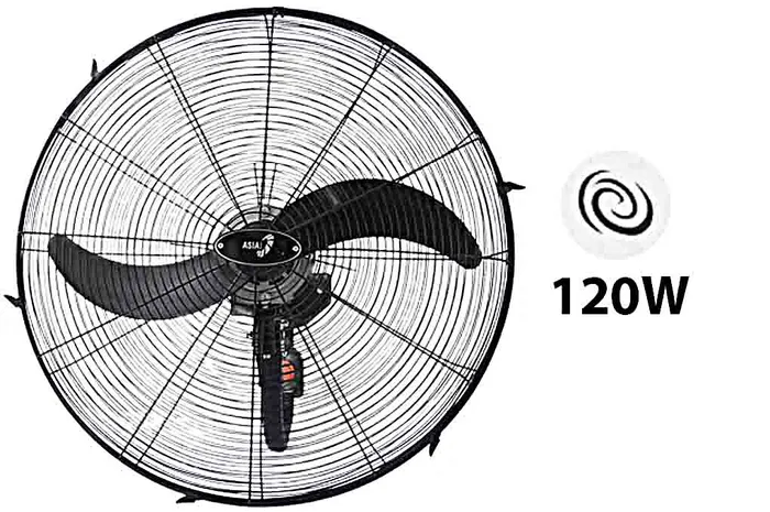 Công suất của quạt treo công nghiệp Asiavina L24001-DV0 lên đến 120W