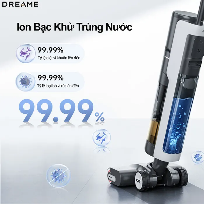 Khử trùng bằng ion bạc, công nghệ điện phân nước