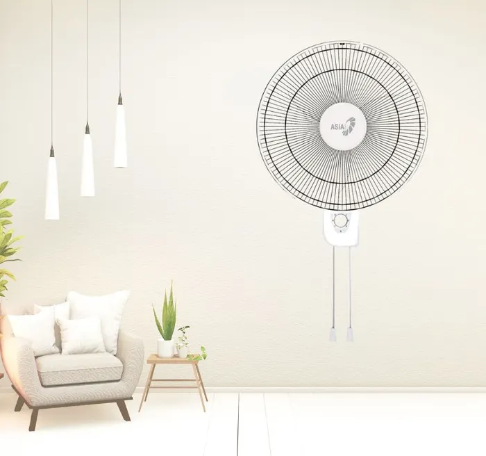 Quạt treo tường Asiavina VY357690 - Trắng có thiết kế nhỏ gọn