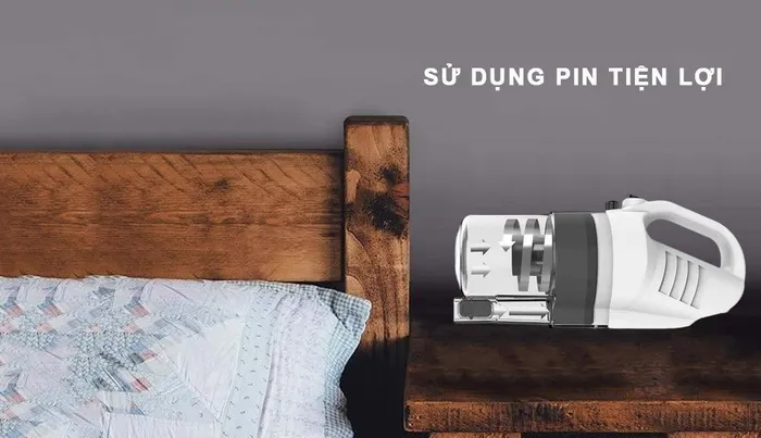 Máy hút bụi Shimono Eluxgo SVC1019L sử dụng pin tiện lợi 