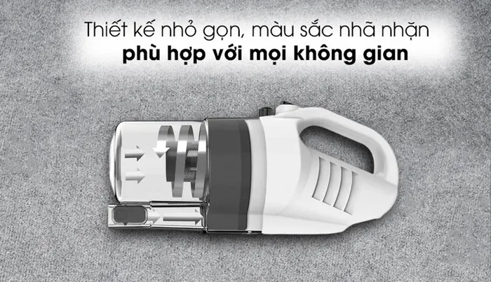 Thiết kế nhỏ gọn của máy hút bụi Shimono Eluxgo SVC1019L