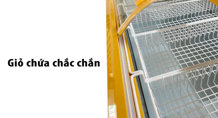 Giỏ chứa chắc chắn, rộng rãi phân loại thực phẩm đa dạng
