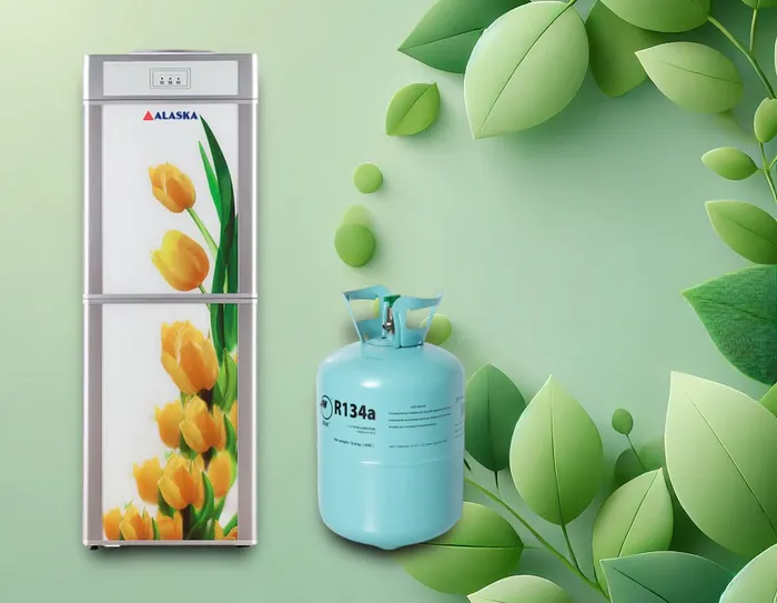 Máy Làm Nóng Lạnh Nước Uống Alaska R-90 sử dụng Gas R-134a
