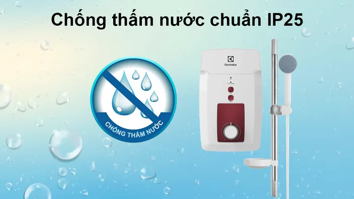 Vỏ máy Electrolux EWE451GX-DWR chống thấm nước IP25