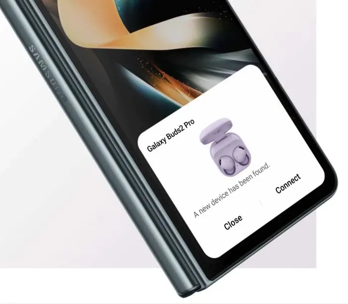 Tai nghe tự động hiển thị kết nối trên Samsung Galaxy