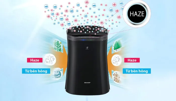 Chế độ HAZE của máy lọc không khí bắt muỗi Sharp FP-GM50E-B