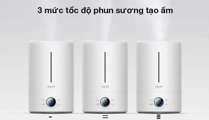 3 chế độ hoạt động của máy lọc tạo ẩm Deerma F628S