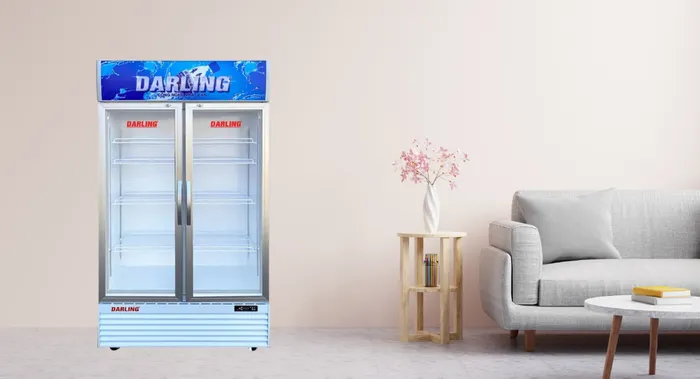 Tủ mát Darling rộng rãi, trưng bày thực phẩm tốt hơn