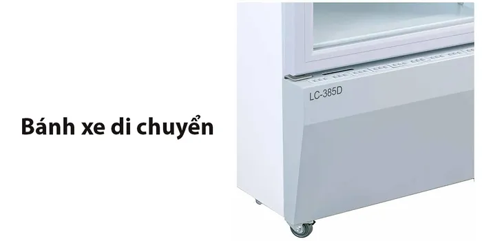 Bánh xe di chuyển dễ dàng